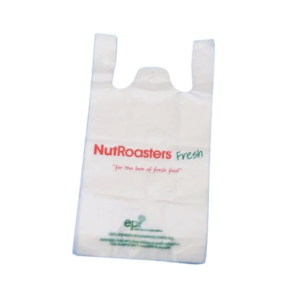 Biodegradable T-Shirt Vest Carry Grocery Bag