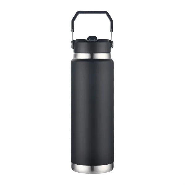 30 oz. Stainless Steel Vacuum Water Bottle w/ Carry Handle