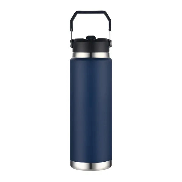 30 oz. Stainless Steel Vacuum Water Bottle w/ Carry Handle