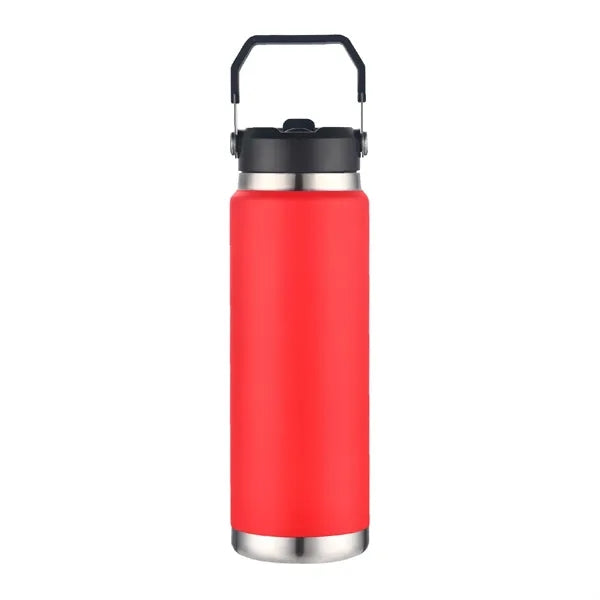 30 oz. Stainless Steel Vacuum Water Bottle w/ Carry Handle