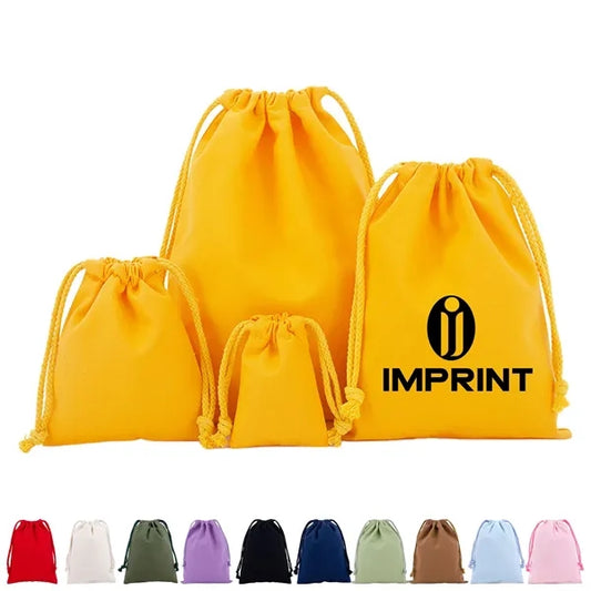 Canvas Tote Bag With Drawstring