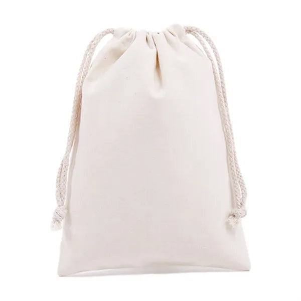 Canvas Tote Bag With Drawstring