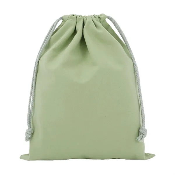 Canvas Tote Bag With Drawstring