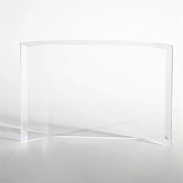 Freestanding Horizontal Curved Award Frame