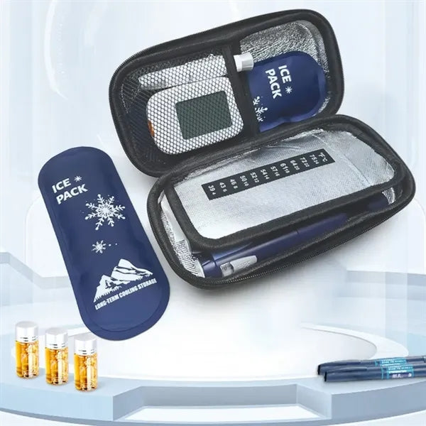 Insulin Cooler Box 8H With Two 90G Ice Packs