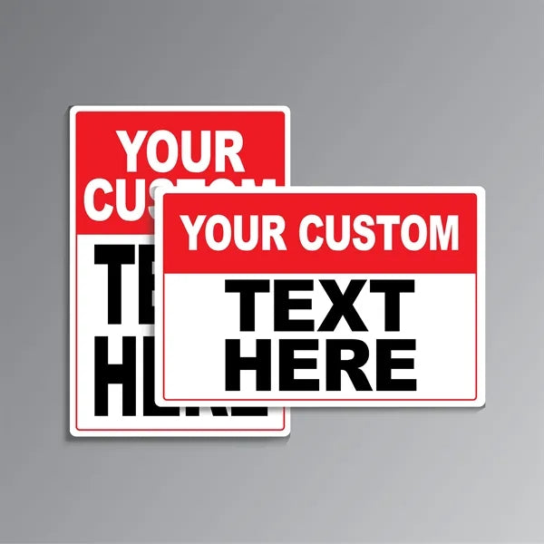 12x18 Custom Aluminum Signs