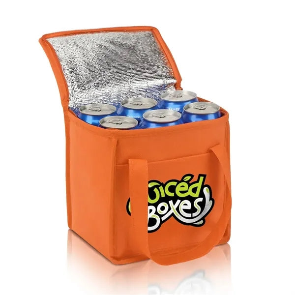Compact Lunch Cooler Tote Bag With Custom Logo