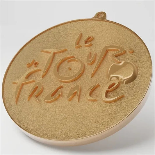 Metal Inlay Crystal Medal