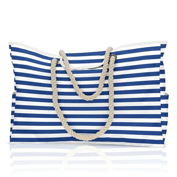 Striped Beach Bag