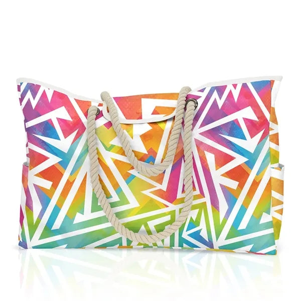 Striped Beach Bag