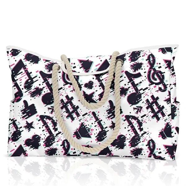 Striped Beach Bag