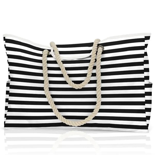 Striped Beach Bag