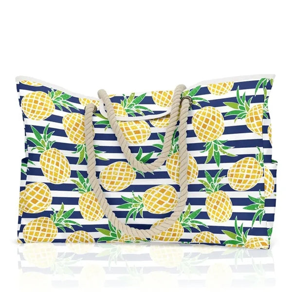 Striped Beach Bag