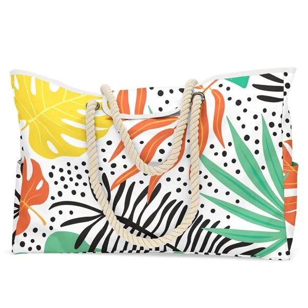 Striped Beach Bag