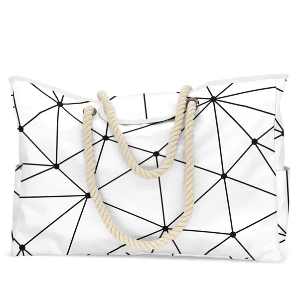 Striped Beach Bag