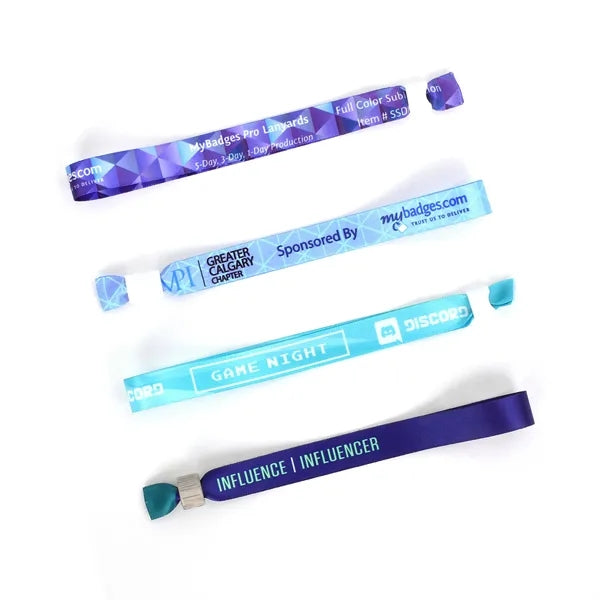 5/8" Custom Polyeste Wristband - Free Air Shipping