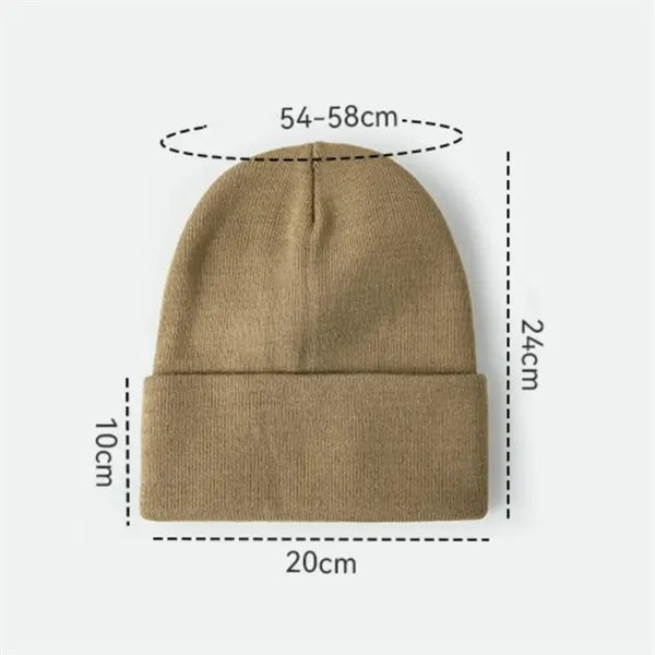 Basic Unisex Knitted Beanie Hat