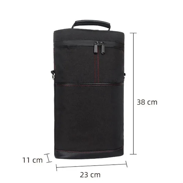 2 Bottle Wine Gift Carrier Tote Cooler Bag