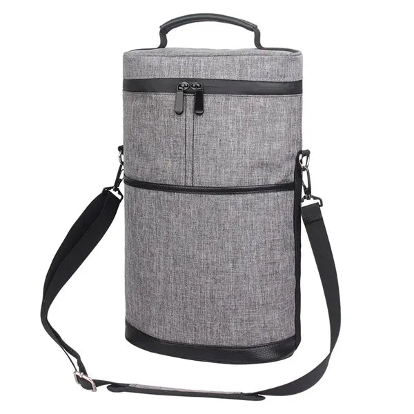 2 Bottle Wine Gift Carrier Tote Cooler Bag