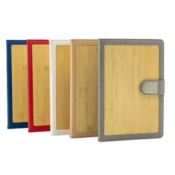 A5 Eco-Friendly Bamboo Wood Spliced Notebook