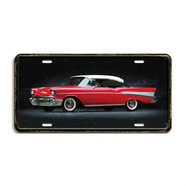 Retro Vintage Car Tags