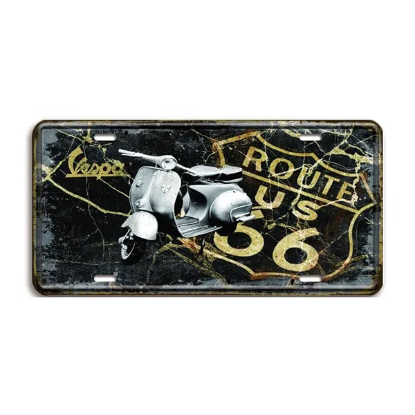 Retro Vintage Car Tags