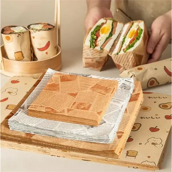 Oil Proof Food Wrapping Paper