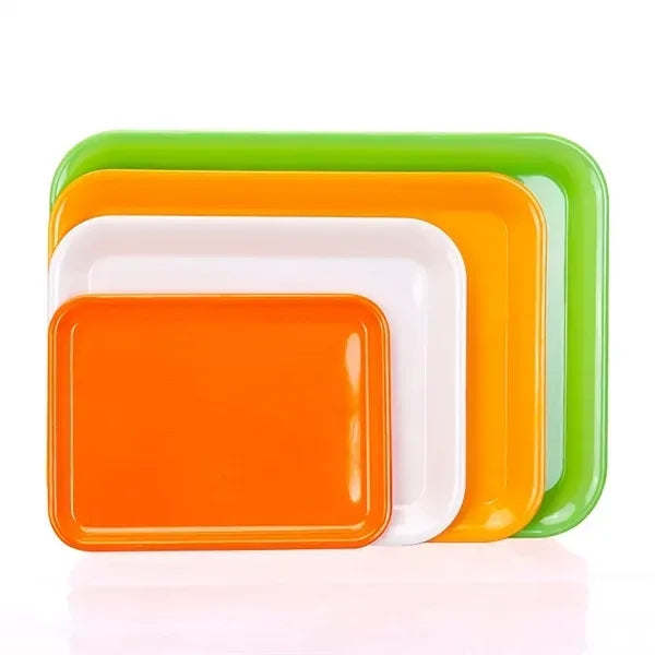 Plastic Restaurant Toddler Fast Food Serving Tray For Eating