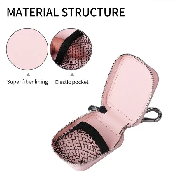 PU Leather Earbuds Carrying Case