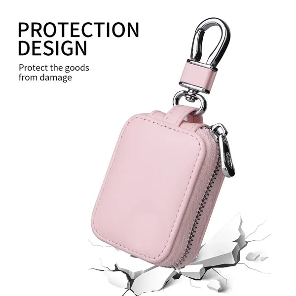 PU Leather Earbuds Carrying Case