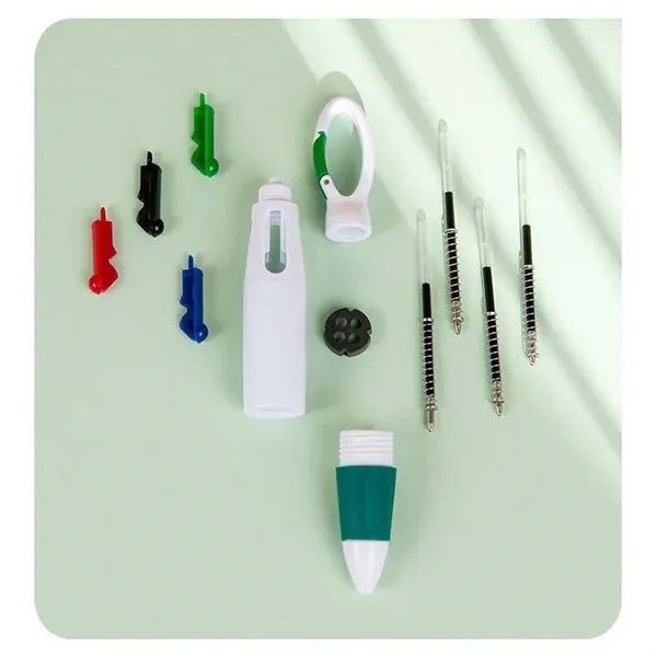 Retractable Shuttle Pens with Carabiner Clip