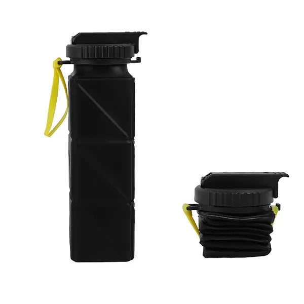 21oz Portable Silicone Folding Water Bottle Outdoor