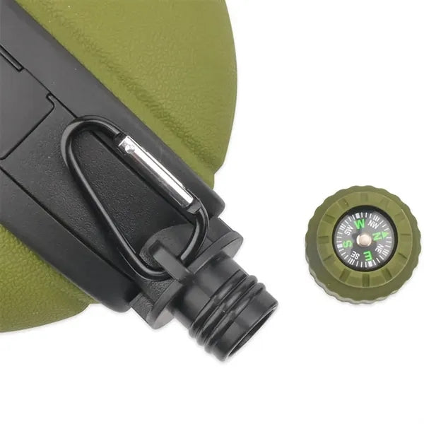 Collapsible Water Bottle With Compass