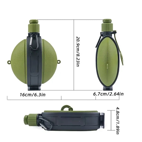 Collapsible Water Bottle With Compass