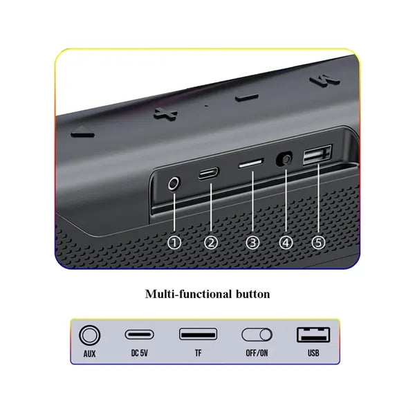 Wireless soundbar Bluetooth speaker