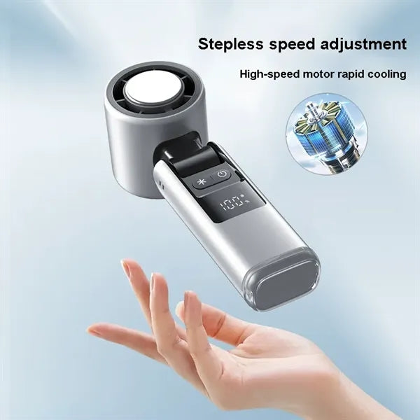 Semiconductor Cooling Ice Compress High-Speed Handheld Fan