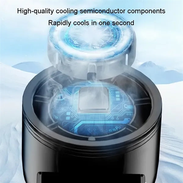 High-Speed Ice Compress Cooling Handheld Fan