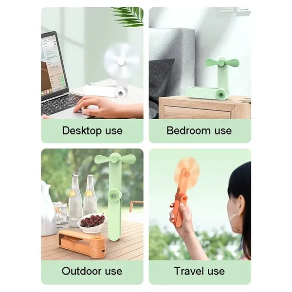 Portable Handheld Ultra-Quiet Mini Fan