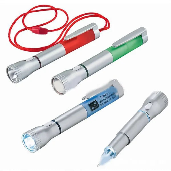 Multifunctional Lanyard Flashlight Ballpoint Pen
