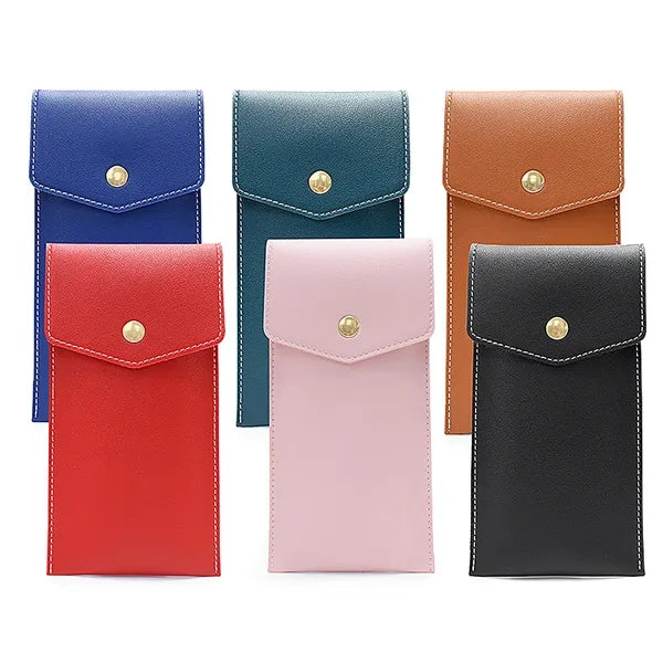 Rectangle PU Leather Pen Pouch