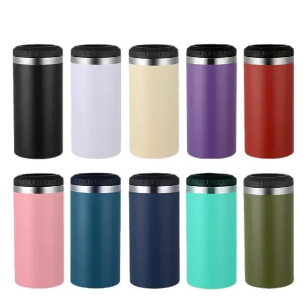 Skinny Can Cooler 16oz Insulated Slim Beer Holder