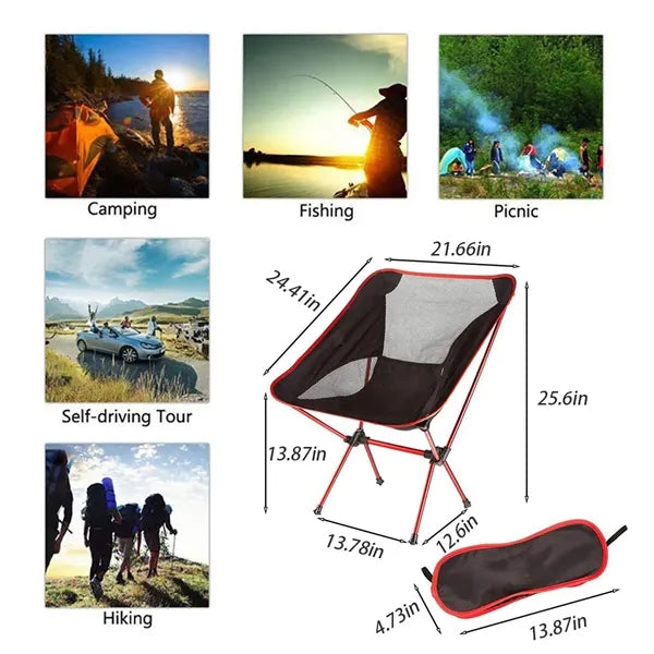 Portable Folding Moon Chair for Outdoor Camping & Fishing