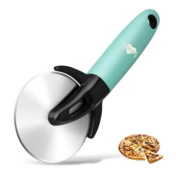 Stainless Steel Pizza Wheel with Protective Cover