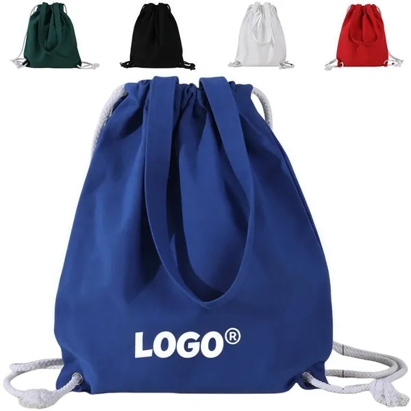 2 in 1 drawstring portable thickened sports fitness bags