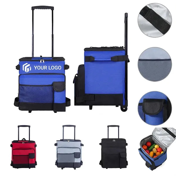 Camping beach leakproof portable rolling wheeled cooler