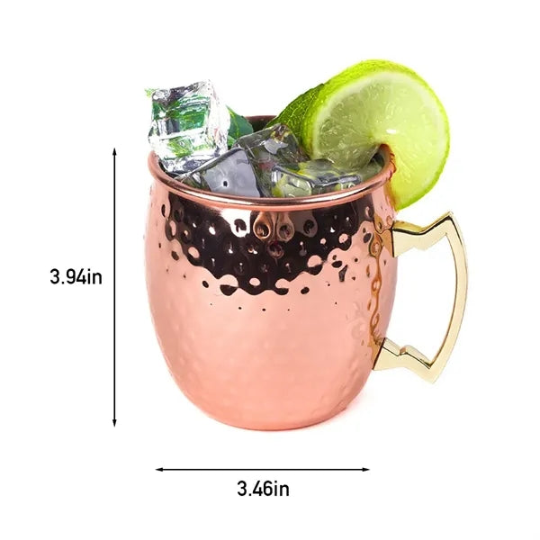 18oz party bar stainless steel moscow mule copper mugs