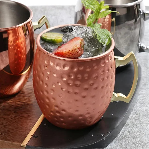 18oz party bar stainless steel moscow mule copper mugs