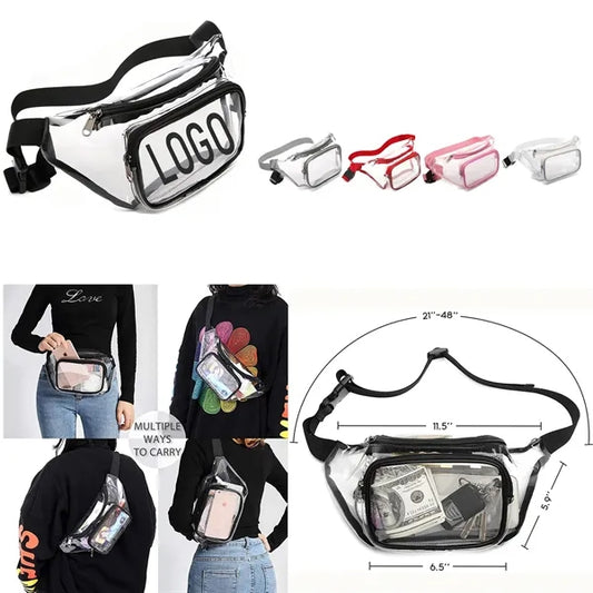 PVC Clear Waterproof Adjustable Fanny Pack