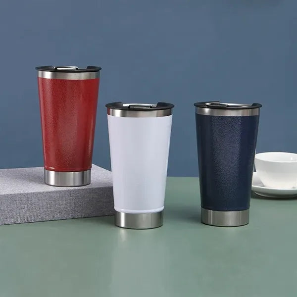 17oz Stainless Steel Car Cup with Bottle Opener