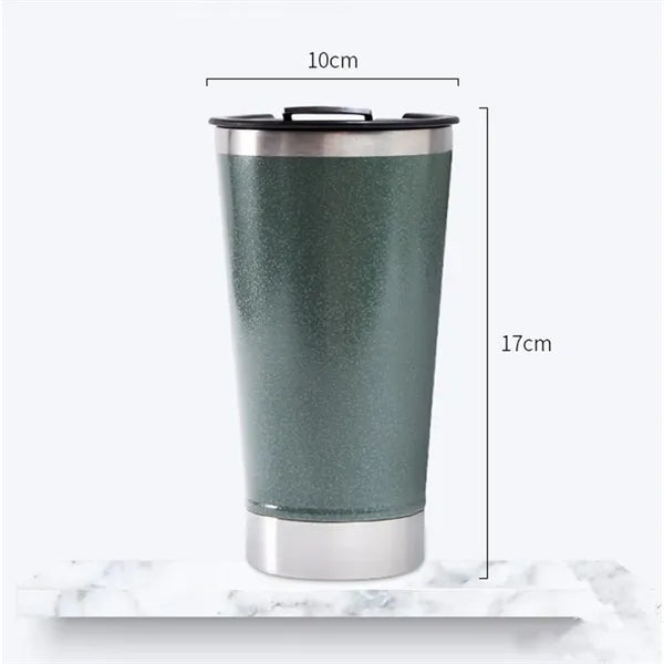 17oz Stainless Steel Car Cup with Bottle Opener